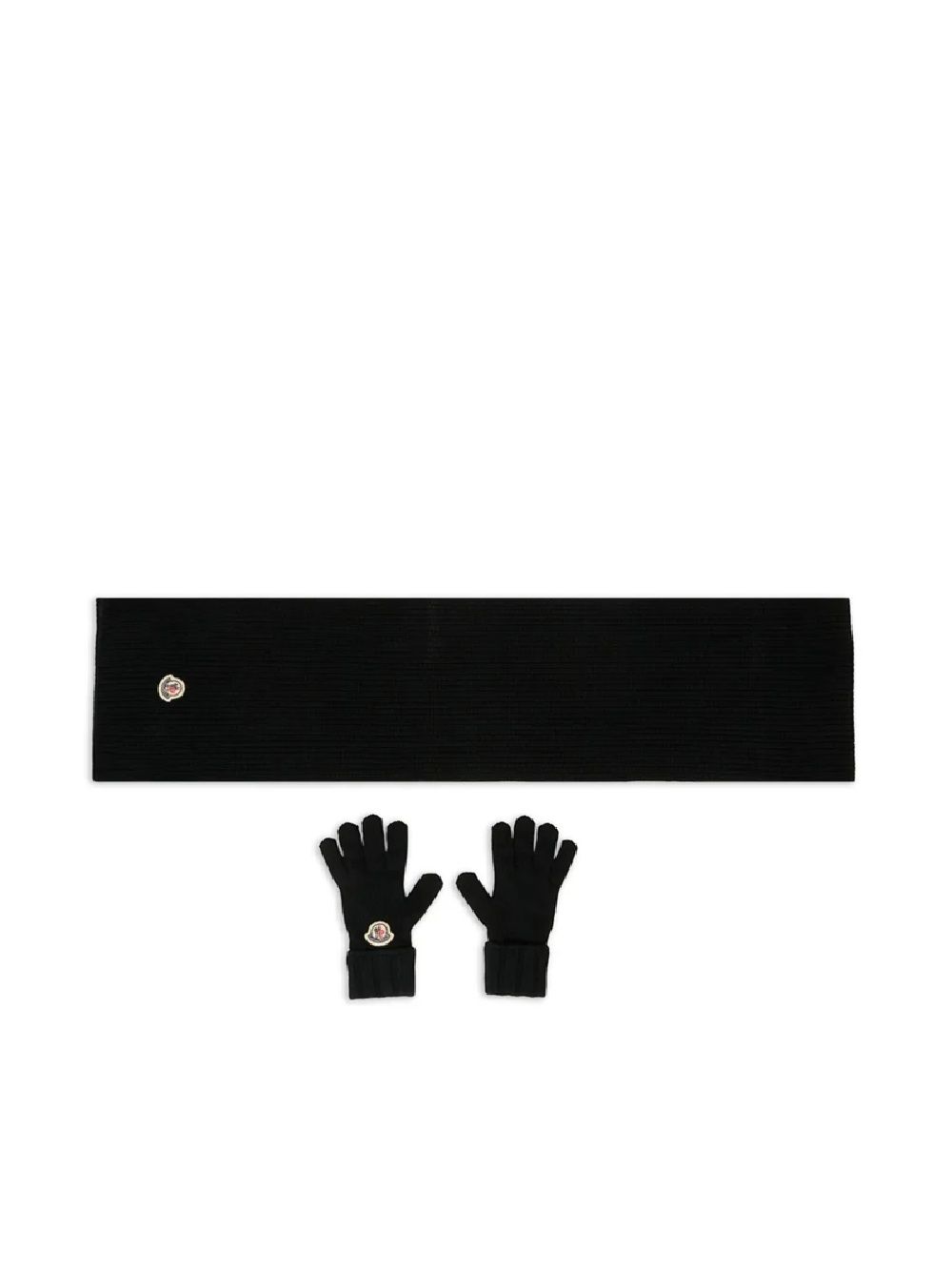 Moncler Kids Set: Scarf & Gloves SET SCIARPA E GUANTO TRICOT