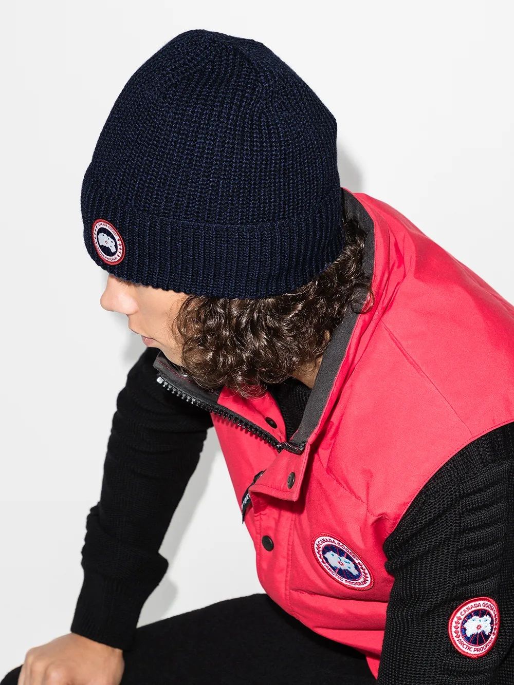 Canada Goose Men Hat Rib Toque Canada Goose Cappello Uomo Rib Toque